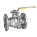 Two Piece National Standard High Platform Flange Ball Valves